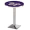 Holland Bar Stool Co 36" Chrome James Madison Pub Table L217C3628JmsMad - alternate 1